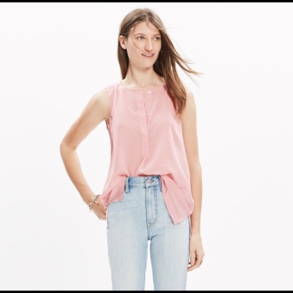 Madewell Silk Composition Tank (S)